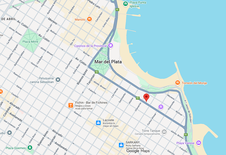 Zona guemes a 100mts de la playa, súper cómodo