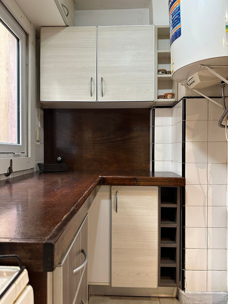 Amplio departamento frente al mar