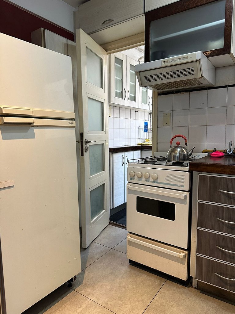 Amplio departamento frente al mar