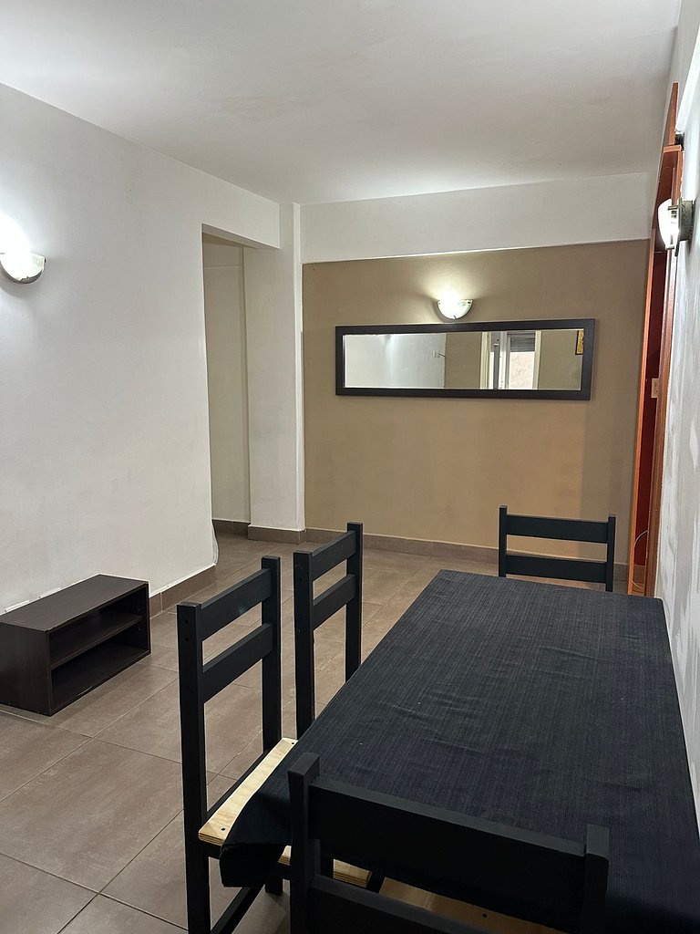 Amplio departamento frente al mar