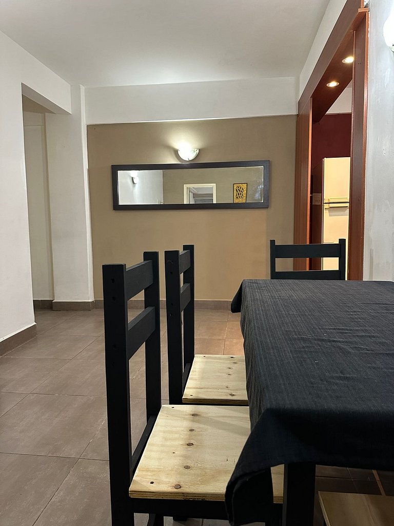 Amplio departamento frente al mar