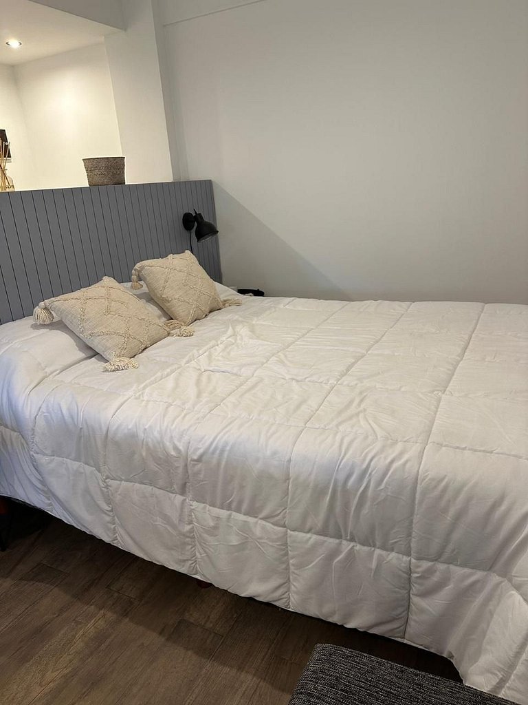 Pensado para tu descanso, monoambiente luminoso