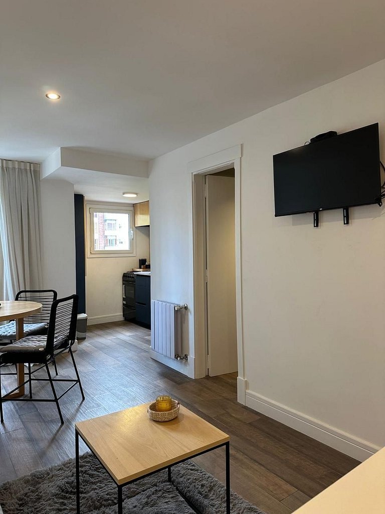 Pensado para tu descanso, monoambiente luminoso