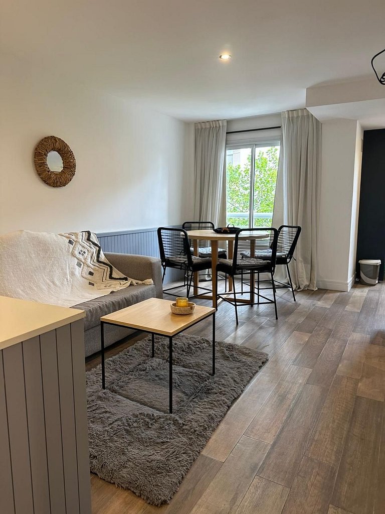 Pensado para tu descanso, monoambiente luminoso