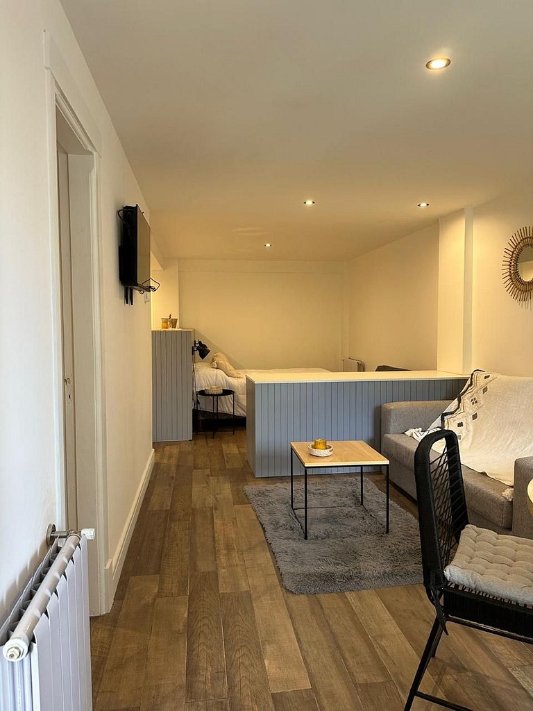 Pensado para tu descanso, monoambiente luminoso